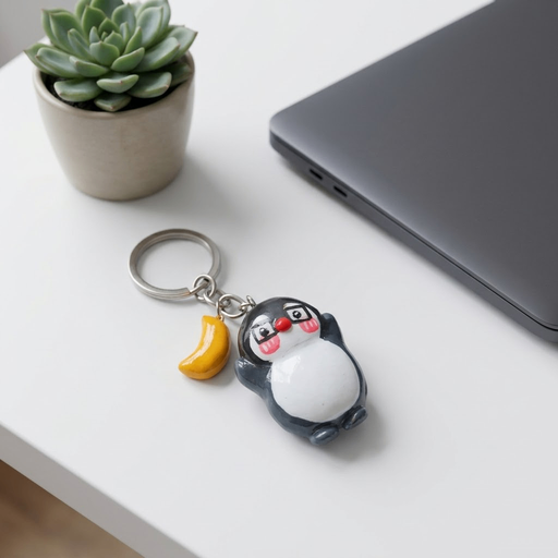 Penguin Keychain 